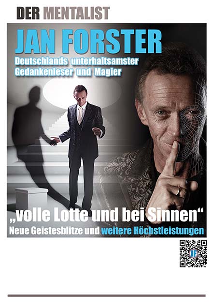 Jan Forster Mentalist Plakat 2024